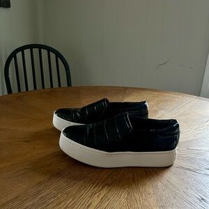 Vince | Blair Black Platform Sneakers